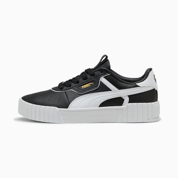 Carina 3.0 Luxe Sneakers Women, PUMA Black-PUMA White-PUMA Gold, large-ZAF
