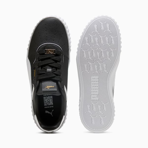 Carina 3.0 Luxe Sneakers Women, PUMA Black-PUMA White-PUMA Gold, large-ZAF