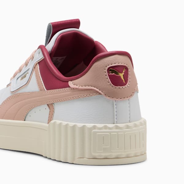Carina 3.0 Luxe Sneakers Women, PUMA White-Rose Quartz-PUMA Gold, large-ZAF