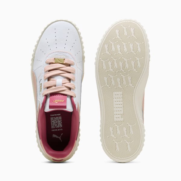 Carina 3.0 Luxe Sneakers Women, PUMA White-Rose Quartz-PUMA Gold, large-ZAF
