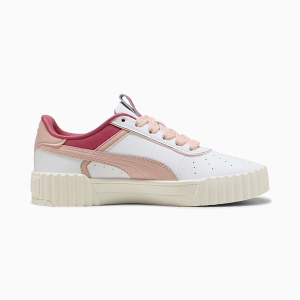 Carina 3.0 Luxe Sneakers Women, PUMA White-Rose Quartz-PUMA Gold, large-ZAF
