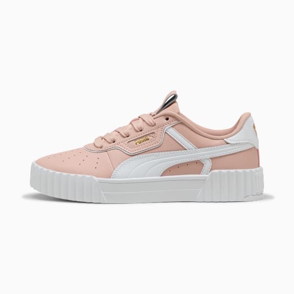 Carina 3.0 Luxe Sneakers Women, Rose Quartz-PUMA White-PUMA Gold, large-ZAF