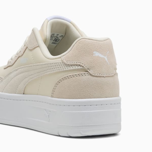 Court Lally Skye Suede Sneakers Women, Frosted Ivory-PUMA White, large-ZAF