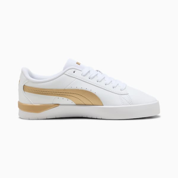 Jada Classic Aqua Metallics Sneakers Women, PUMA White-Alpine Snow-PUMA Gold, large-ZAF