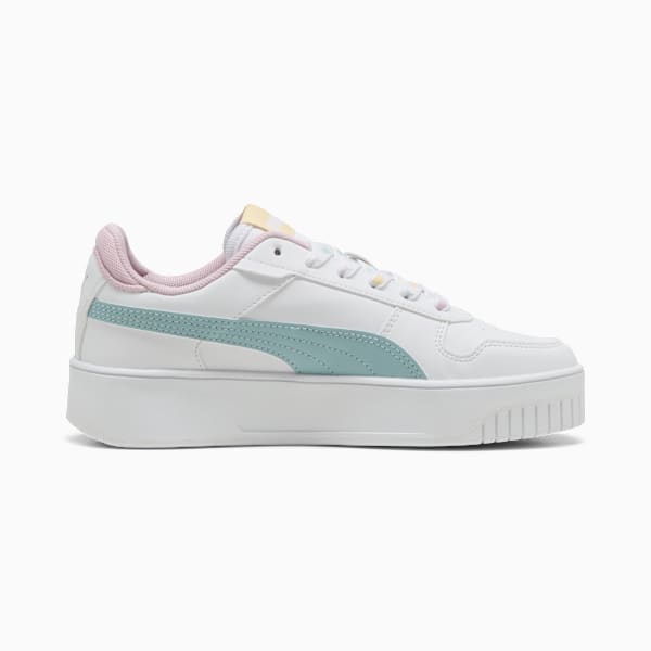 Carina Street Lacey Sneakers Youth, PUMA White-Modern Mint-Rose Mauve, large-ZAF