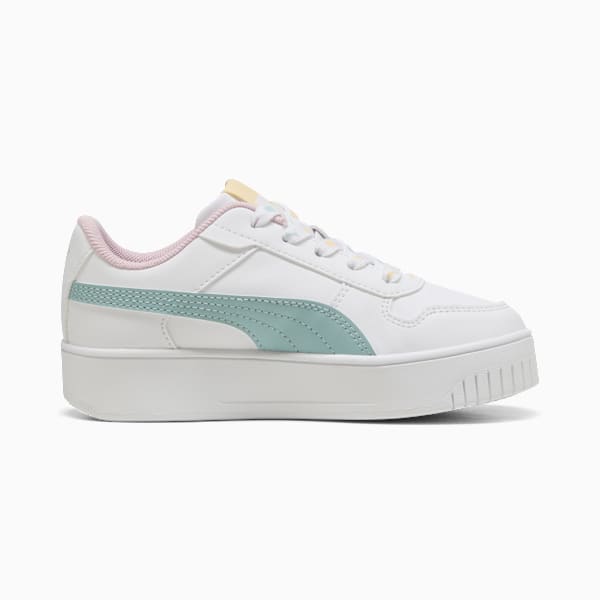 Carina Street Lacey Sneakers Kids, PUMA White-Modern Mint-Rose Mauve, large-ZAF
