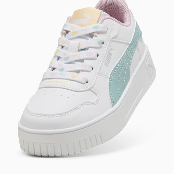 Carina Street Lacey Sneakers Kids, PUMA White-Modern Mint-Rose Mauve, large-ZAF