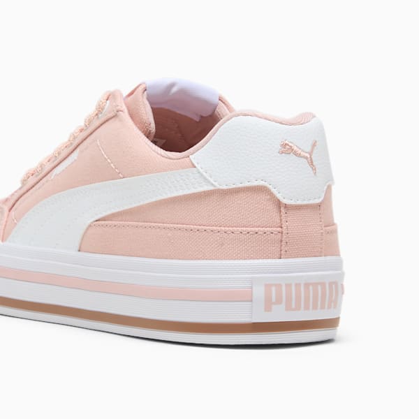 Court Classic Vulc Fundamentals Sneakers Women, Rose Quartz-PUMA White, large-MEX