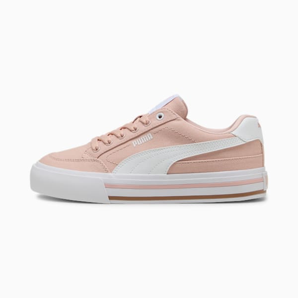 Court Classic Vulc Fundamentals Sneakers Women, Rose Quartz-PUMA White, large-MEX