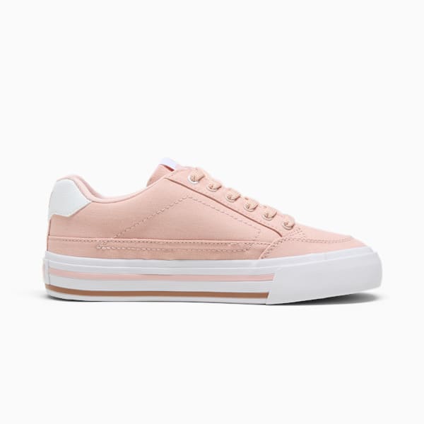 Court Classic Vulc Fundamentals Sneakers Women, Rose Quartz-PUMA White, large-MEX