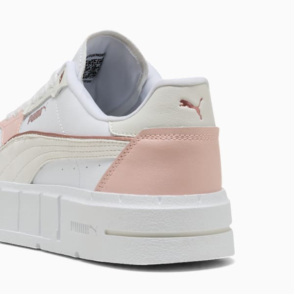 Zapatillas Cali Court Luxe para mujer, PUMA White-Frosted Ivory, large-ARG