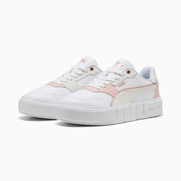 Cali Court Luxe Sneakers Women, PUMA White-Frosted Ivory, large-ZAF