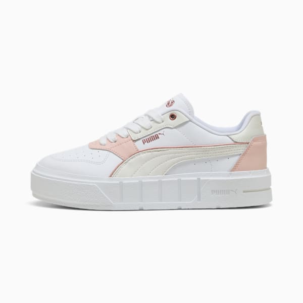Cali Court Luxe Sneakers Women, PUMA White-Frosted Ivory, large-ZAF