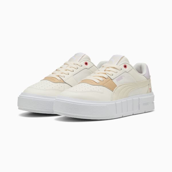 Cali Court Secret Garden Sneakers Women, Warm White-PUMA White, large-MEX