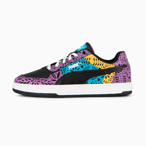 Caven 2.0 Day of the Dead Sneakers, Magenta Gleam-PUMA Black-Tangerine-Bright Aqua, large-MEX