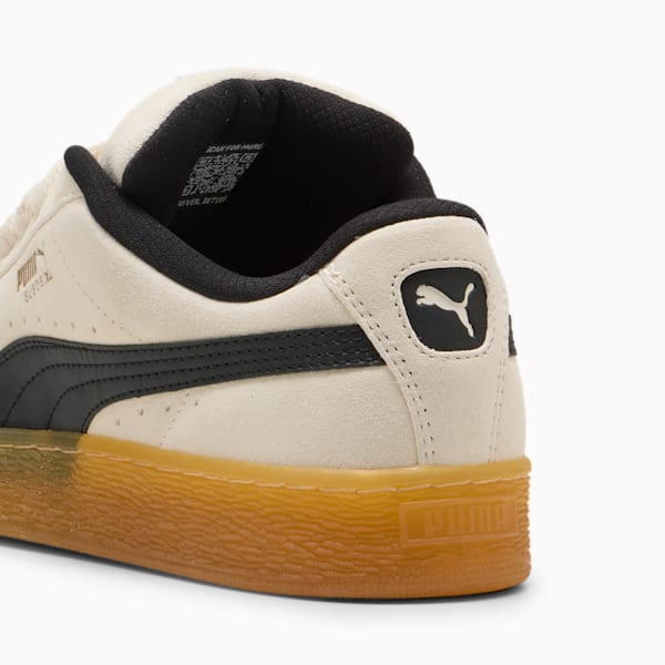 Suede XL Dark Risk Sneakers Unisex, Alpine Snow-PUMA Black, large-ZAF