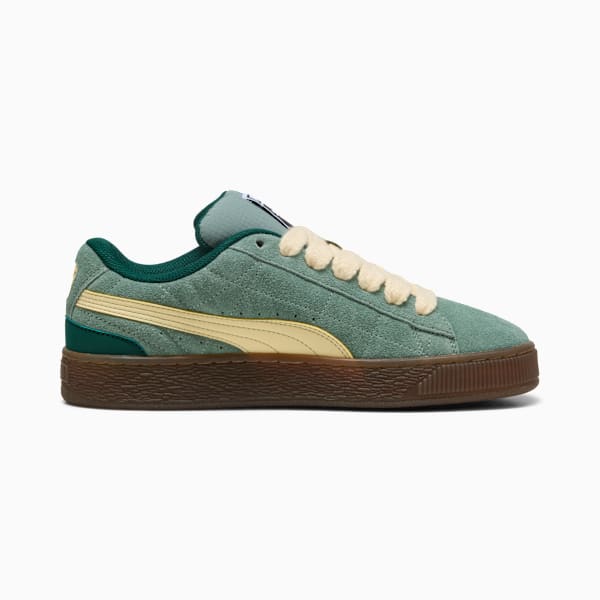 Suede XL SK8TE Wrld Sneakers, Green Moon-Creamy Vanilla, large-ZAF