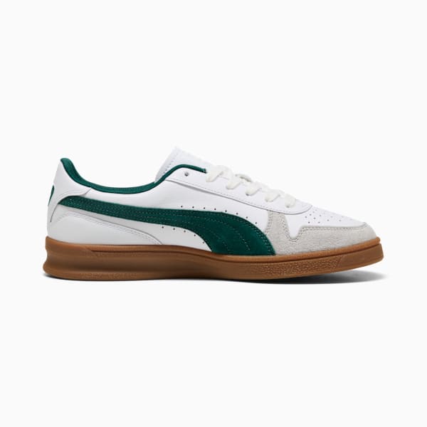 Indoor Sneakers Unisex, PUMA White-Dark Myrtle-Gum, large-ZAF
