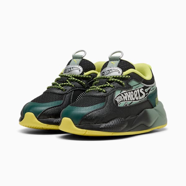 PUMA x HOT WHEELS™ RS-X Sneakers Toddler, PUMA Black-Green Moon, large-MEX