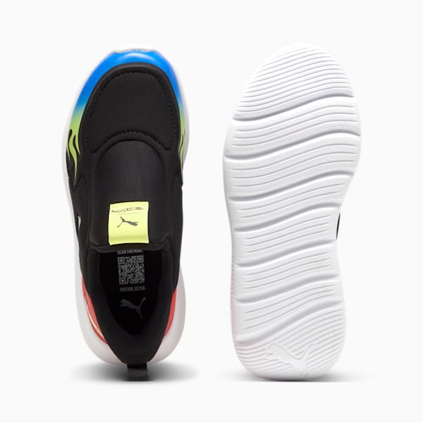 PUMA x HOT WHEELS™ Fun Racer 2 SLIPTECH Sneakers Kids, PUMA Black-Lemon Sherbert-PUMA Team Royal, large-ZAF