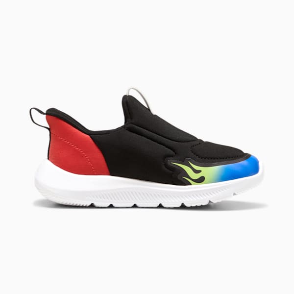 PUMA x HOT WHEELS™ Fun Racer 2 SLIPTECH Sneakers Kids, PUMA Black-Lemon Sherbert-PUMA Team Royal, large-ZAF