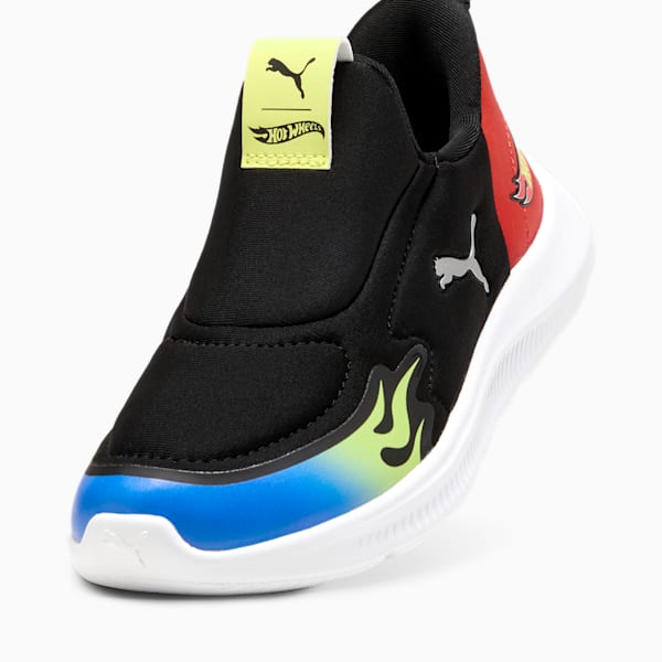 PUMA x HOT WHEELS™ Fun Racer 2 SLIPTECH Sneakers Toddler, PUMA Black-Lemon Sherbert-PUMA Team Royal, large-ZAF