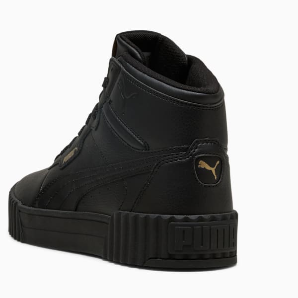 Carina 3.0 Mid Sneakers Women, PUMA Black-PUMA Gold, large-ZAF