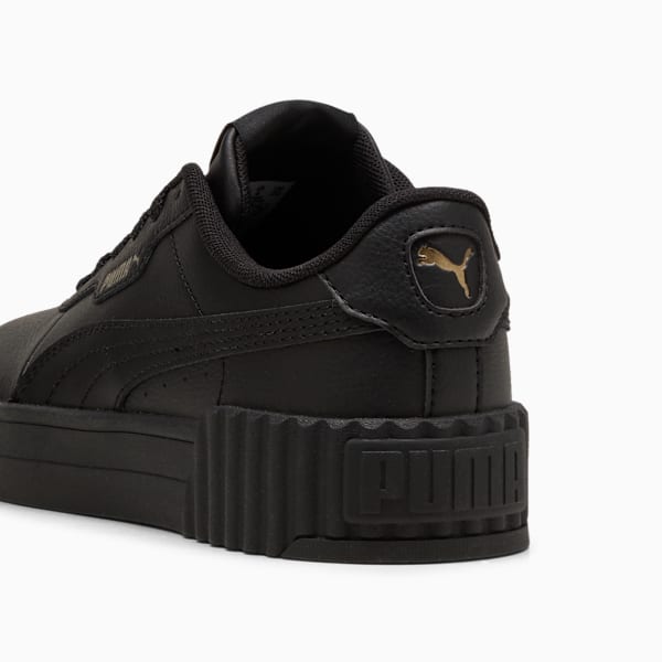 Carina 3.0 Sneakers Youth, PUMA Black-PUMA Gold, large-ZAF