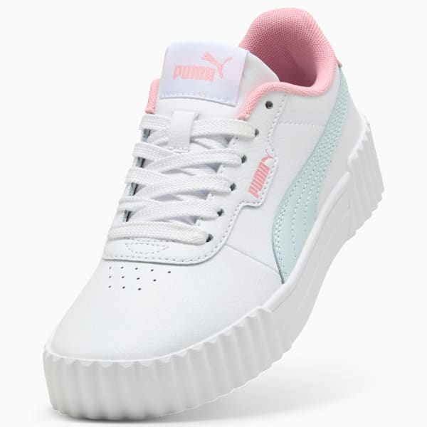 Carina 3.0 Sneakers Youth, PUMA White-Sea Glass, large-ZAF