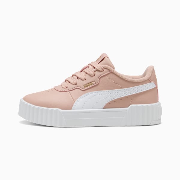 Carina 3.0 Sneakers Kids, Rose Quartz-PUMA White-PUMA Gold, large-ZAF
