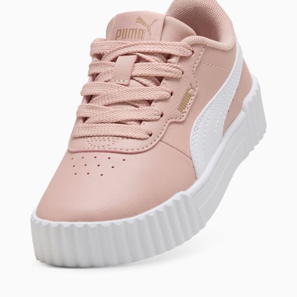 Carina 3.0 Sneakers Kids, Rose Quartz-PUMA White-PUMA Gold, large-ZAF