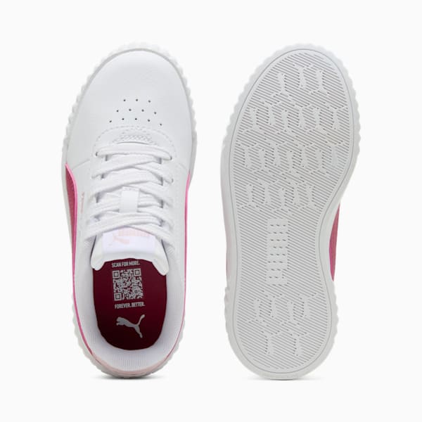 Carina 3.0 Sneakers Kids, PUMA White-Port-Rose Mauve, large-ZAF