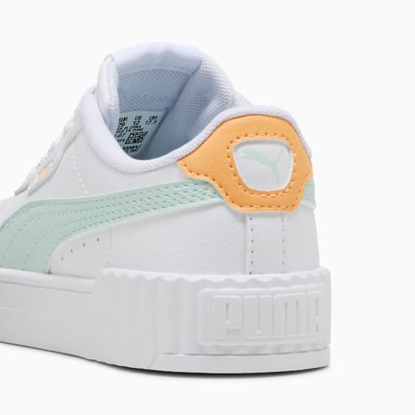 Carina 3.0 Sneakers Kids, PUMA White-Peaceful Blue-Almost Apricot, large-ZAF