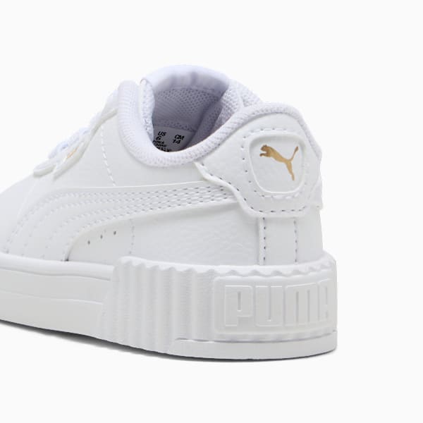 Carina 3.0 Sneakers Toddler, PUMA White-PUMA Gold, large-ZAF