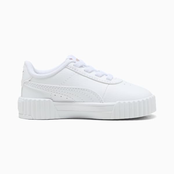 Carina 3.0 Sneakers Toddler, PUMA White-PUMA Gold, large-ZAF