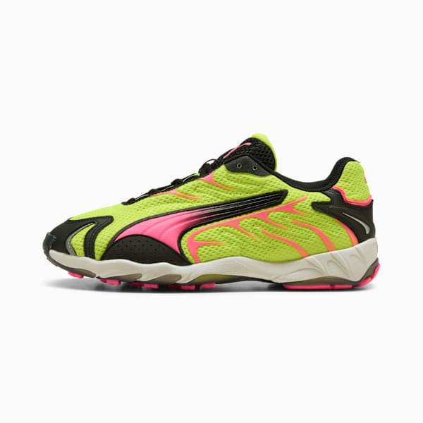 Inhale Sneakers Unisex, Yellow Alert-Sun Struck, large-ZAF