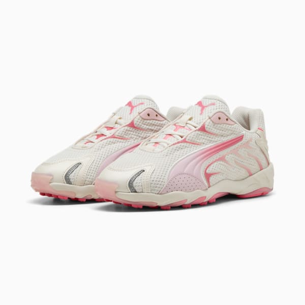 Inhale Sneakers Unisex, Warm White-Magic Rose, large-ZAF