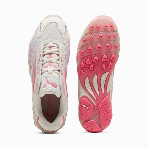 Inhale Sneakers Unisex, Warm White-Magic Rose, large-ZAF