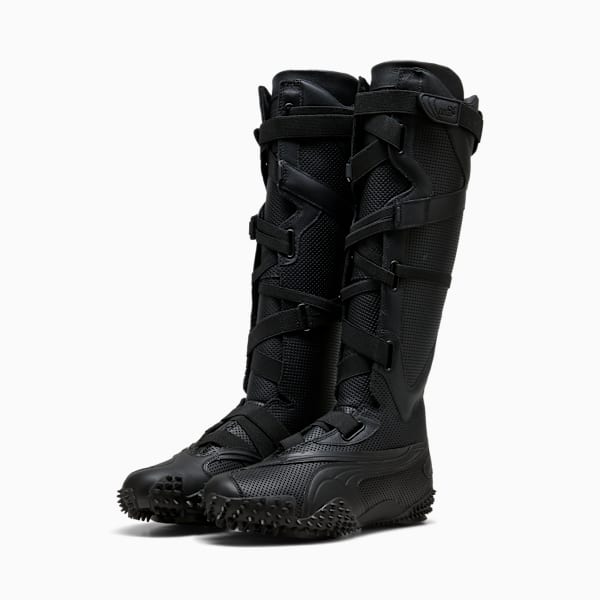 Mostro Leather Boots Women, PUMA Black, large-ZAF