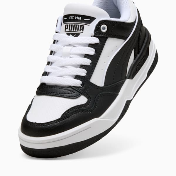 Rebound Retro Sneakers Youth, PUMA White-PUMA Black, large-ZAF