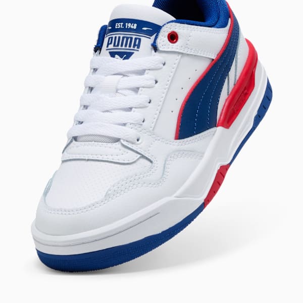 Rebound Retro Sneakers Youth, PUMA White-Clyde Royal-For All Time Red, large-ZAF
