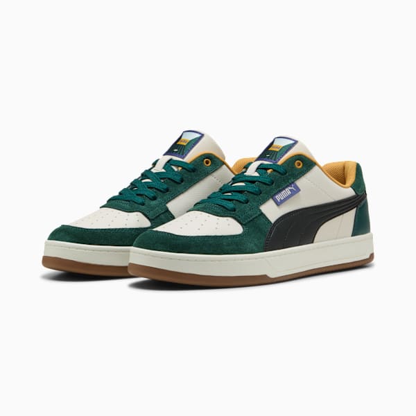 Puma Caven 2.0 Greenside Sneakers, Dark Myrtle-Peaceful Blue-Alpine Snow, large-MEX
