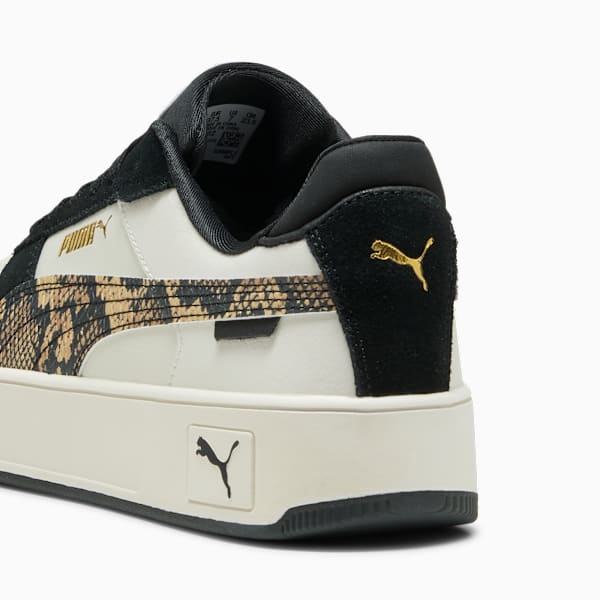 Carina Street Snake Chic Sneakers Women, Vapor Gray-PUMA Black-PUMA Gold, large-ZAF