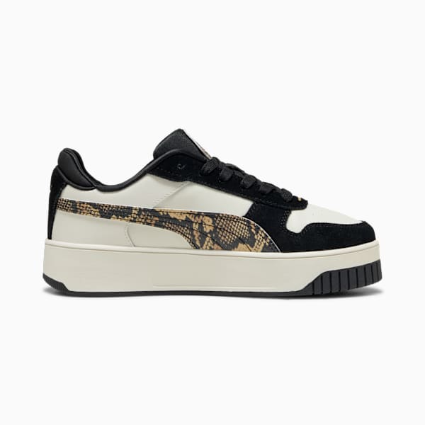 Carina Street Snake Chic Sneakers Women, Vapor Gray-PUMA Black-PUMA Gold, large-ZAF