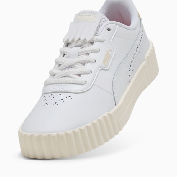 Carina 3.0 Bold Elegance Sneakers Women, PUMA White-Light Sand-Warm White, large-MEX