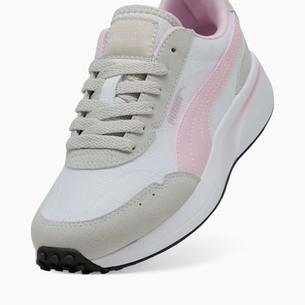R78 GLANCE Women, Cool Light Gray-Rose Mauve-PUMA White-PUMA Black, large-ZAF