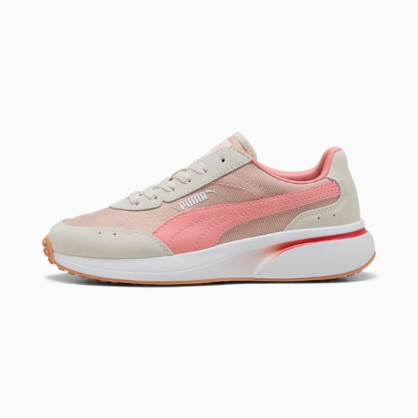 R78 GLANCE Women, Frosted Ivory-Pink Fruit-PUMA Navy, large-ZAF