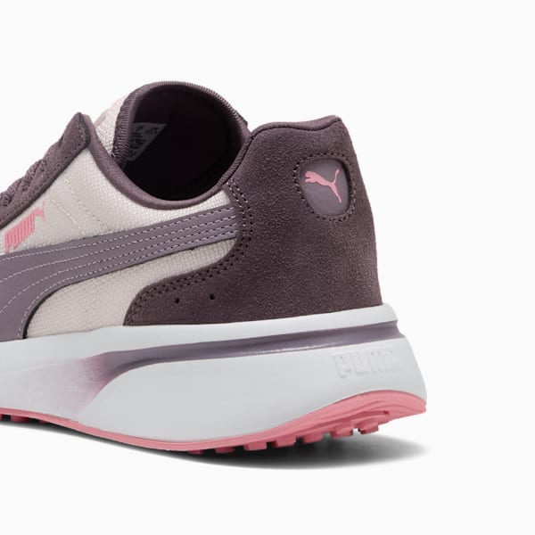 R78 GLANCE Women, Jasmine Flower-Plum Jam-PUMA White, large-ZAF