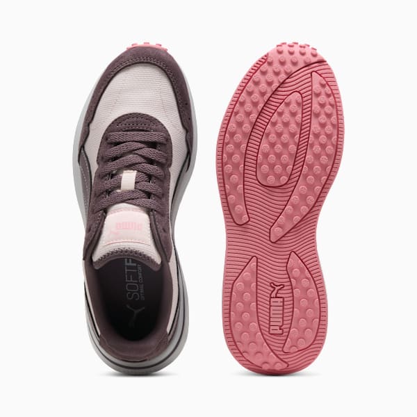 R78 GLANCE Women, Jasmine Flower-Plum Jam-PUMA White, large-ZAF