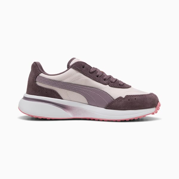 R78 GLANCE Women, Jasmine Flower-Plum Jam-PUMA White, large-ZAF